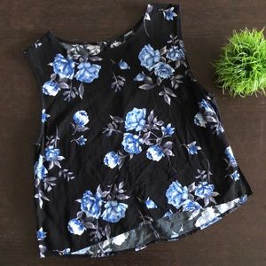 Blue Flowers Top